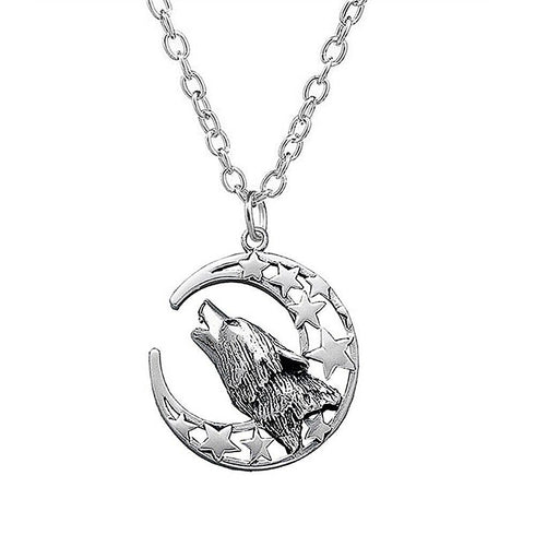 Collier de Loup Hurlant (Acier)